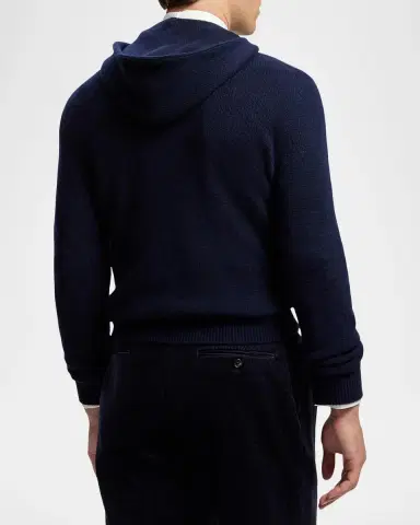 Ralph Lauren Men's Polo Bear Cashmere Hooded Sweater | Thumbnail 3 Ralph Lauren Men's Polo Bear Cashmere Hooded Sweater | Thumbnail 3