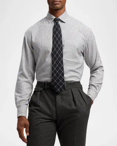 Ralph Lauren Men's Tattersall Twill Sport Shirt | Thumbnail 4