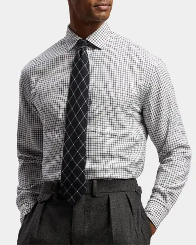 Ralph Lauren Men's Tattersall Twill Sport Shirt | Thumbnail 5