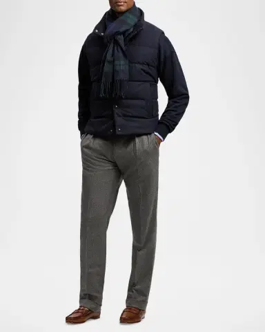 Ralph Lauren Men's Harwick Cashmere-Blend Down Vest | Thumbnail 2