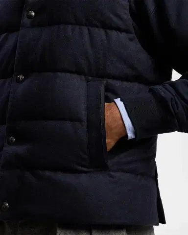 Ralph Lauren Men's Harwick Cashmere-Blend Down Vest | Thumbnail 5