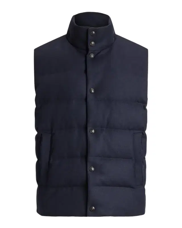 Ralph Lauren Men's Harwick Cashmere-Blend Down Vest