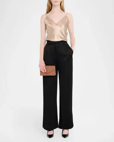 Saint Laurent Le 5 à 7 Bea Mini Tote Bag in Grained Leather | Thumbnail 5