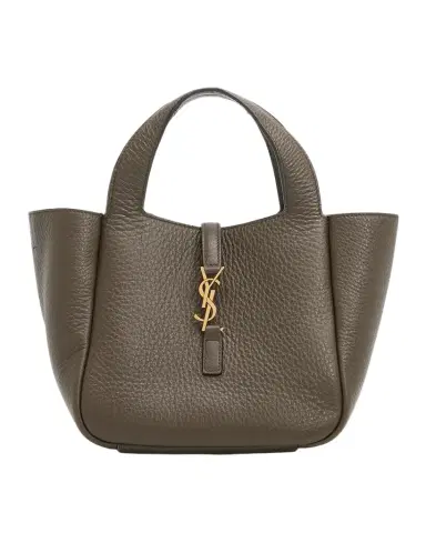 Saint Laurent Le 5 à 7 Bea Mini Tote Bag in Grained Leather | Thumbnail 1