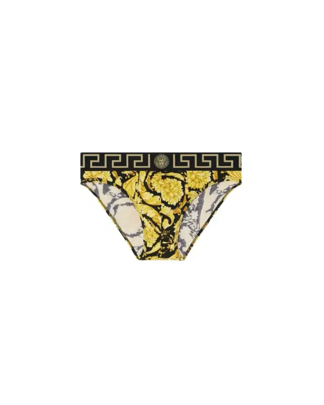 Versace Printed Jacquard Cotton-Jersey Briefs