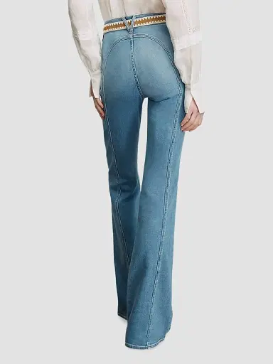 Veronica Beard Women's Beverly High-Rise Skinny Boot-Cut Jeans | Thumbnail 3