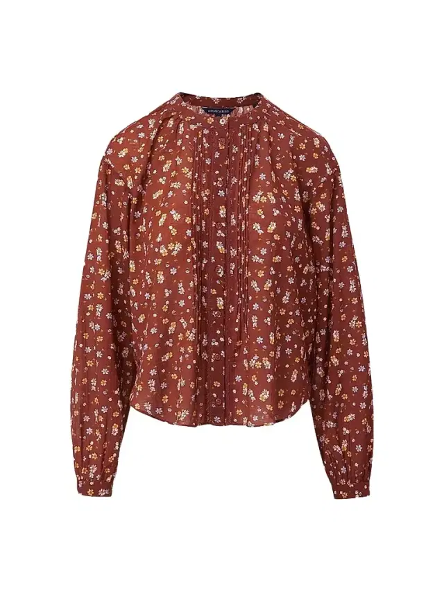 Women's Lollie Floral Pintuck Blouse