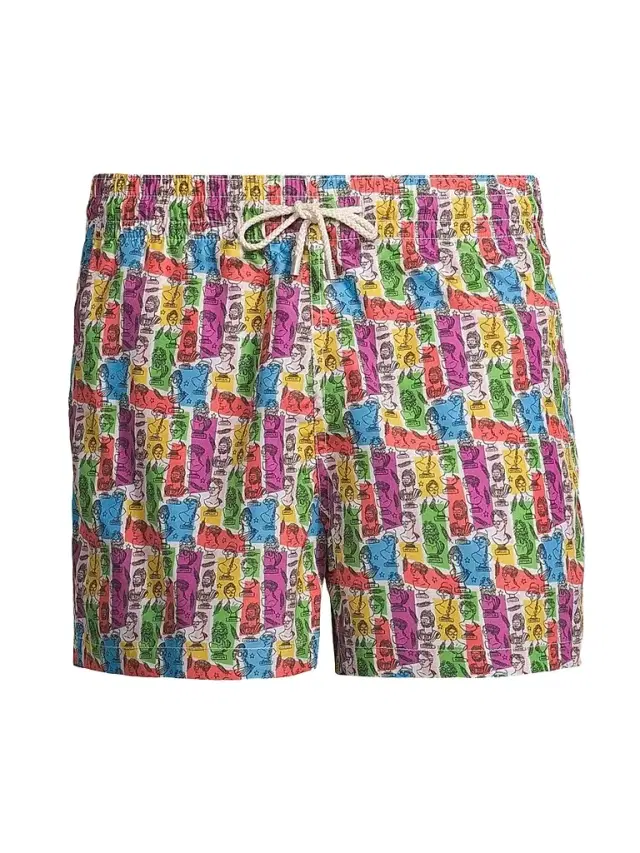 Arrels Barcelona Men's Italians Do It Better Graphic Swim Shorts