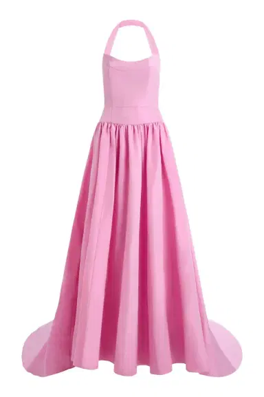 Markarian Dustine Petal Pink Taffeta Gown | Thumbnail 1