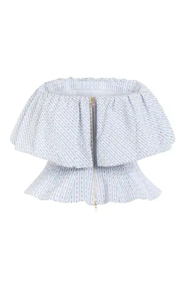 Markarian Rosette Tulip Stripe Top | Thumbnail 2