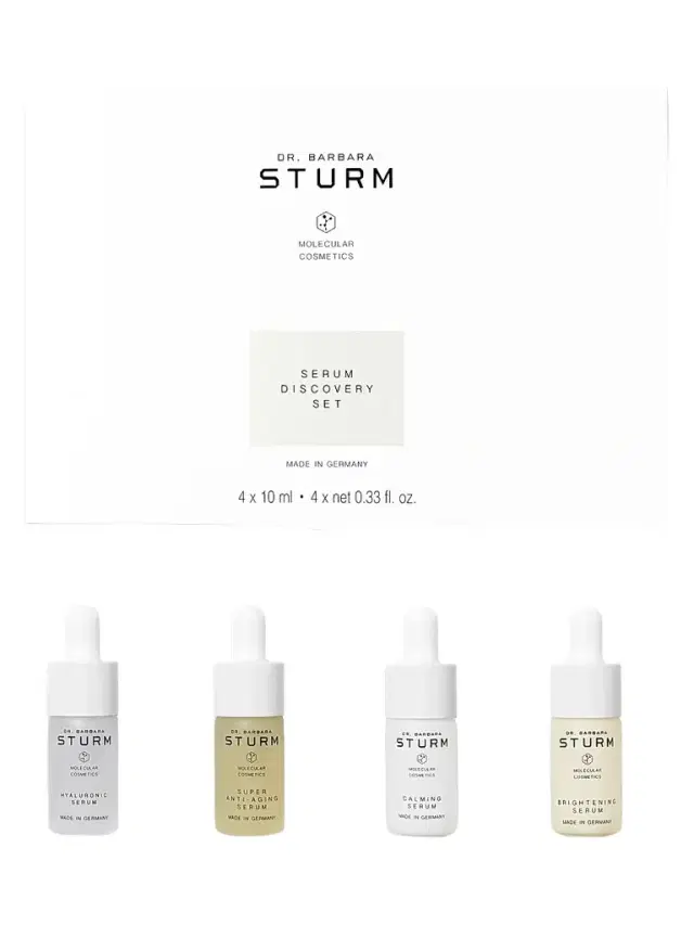 Dr. Barbara Sturm Women's 4-Piece Hydrating Antioxidant Travel Serum Set