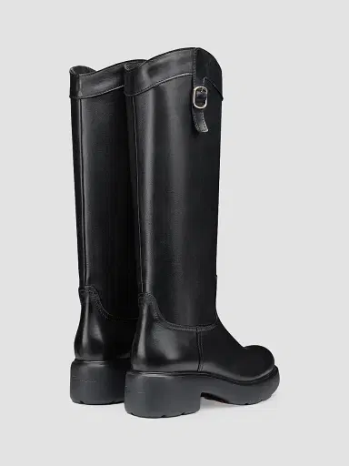 Santoni Women's 35MM Knee-High Leather Boots | Thumbnail 3 Santoni Women's 35MM Knee-High Leather Boots | Thumbnail 3