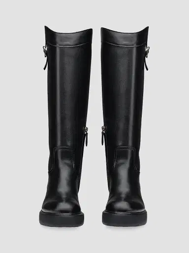 Santoni Women's 35MM Knee-High Leather Boots | Thumbnail 4 Santoni Women's 35MM Knee-High Leather Boots | Thumbnail 4