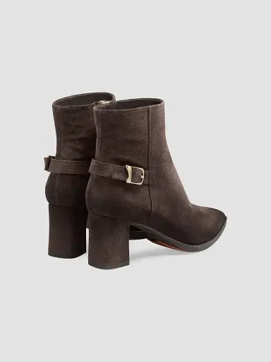 Santoni Women's 65MM Suede Boots | Thumbnail 3 Santoni Women's 65MM Suede Boots | Thumbnail 3