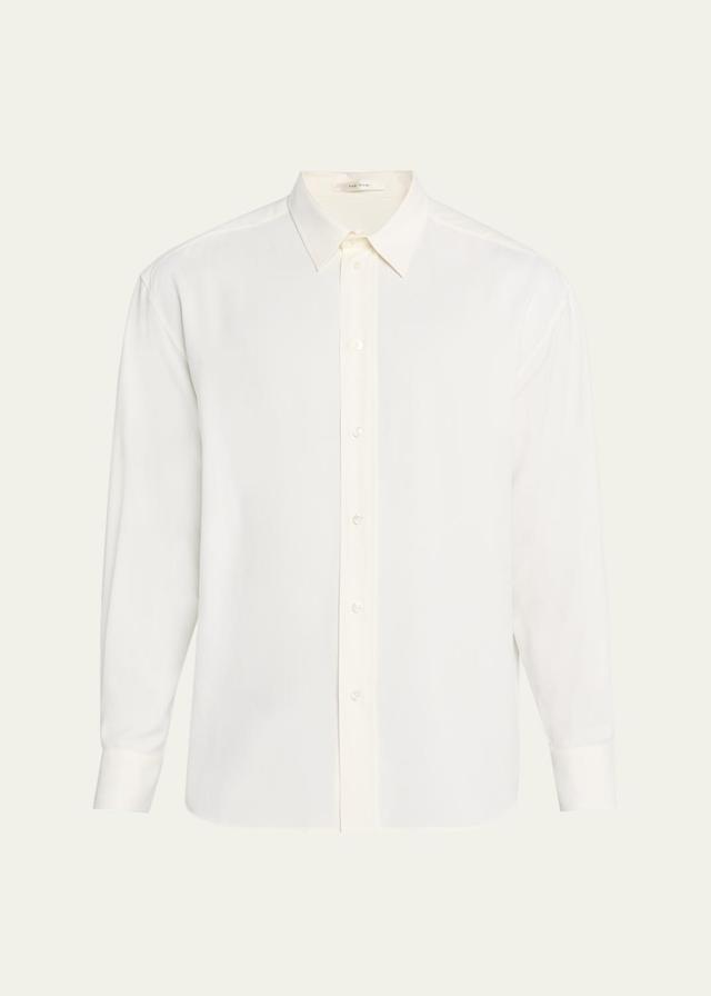 The Row Men's Granada Silk Sport Shirt