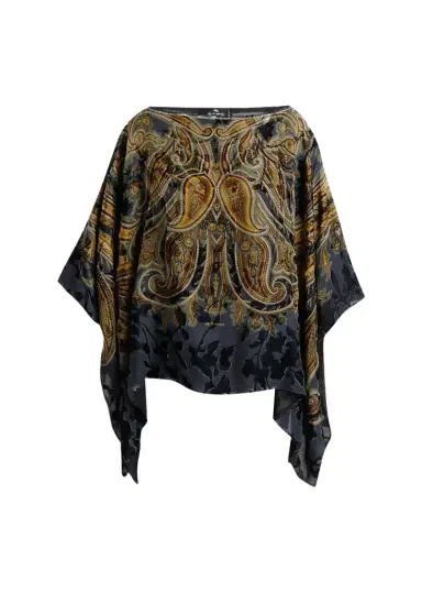Etro Paisley Poncho Top | Thumbnail 1 Etro Paisley Poncho Top | Thumbnail 1