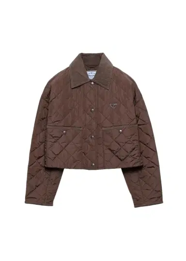 Prada Quilted Corduroy Trim Jacket | Thumbnail 1