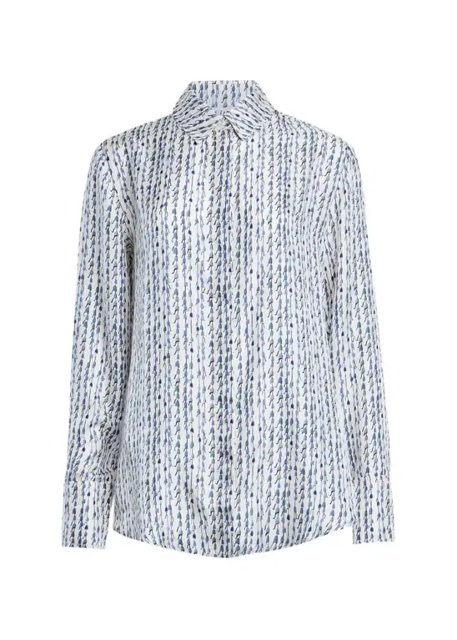Altuzarra Chika Silk Button-Front Top