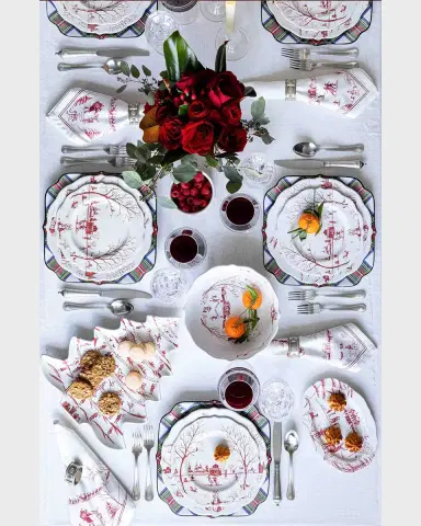 Juliska Country Estate Winter Frolic Ruby Holiday Hostess Tray | Thumbnail 3