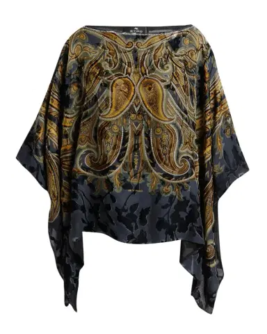 Etro Paisley Poncho Top | Thumbnail 1 Etro Paisley Poncho Top | Thumbnail 1