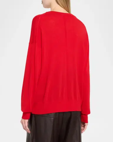 A.L.C. Nicole Wool V-Neck Sweater | Thumbnail 3