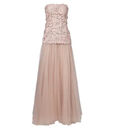 Costarellos Gisella embellished satin and tulle gown | Thumbnail 1