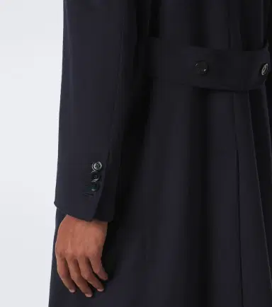 Dolce & Gabbana Double-breasted virgin wool crêpe coat | Thumbnail 4 Dolce & Gabbana Double-breasted virgin wool crêpe coat | Thumbnail 4