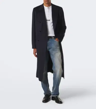 Dolce & Gabbana Double-breasted virgin wool crêpe coat | Thumbnail 5 Dolce & Gabbana Double-breasted virgin wool crêpe coat | Thumbnail 5
