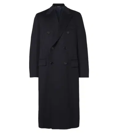 Dolce & Gabbana Double-breasted virgin wool crêpe coat | Thumbnail 1 Dolce & Gabbana Double-breasted virgin wool crêpe coat | Thumbnail 1