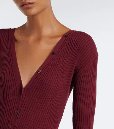 Mugler Ribbed-knit cotton bodysuit | Thumbnail 2