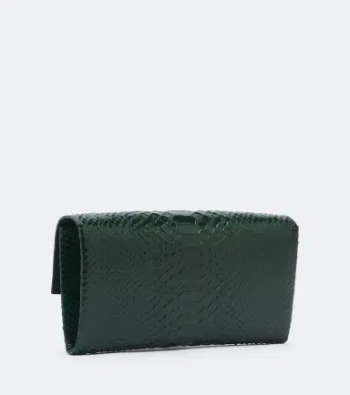 Tom Ford Jean Small snake-effect leather clutch | Thumbnail 2