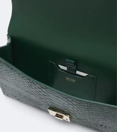 Tom Ford Jean Small snake-effect leather clutch | Thumbnail 3