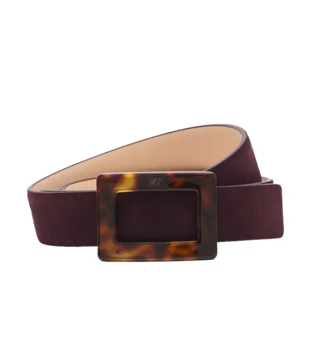 Belle Vivier suede belt
