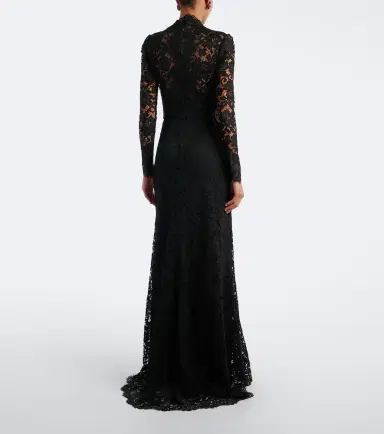 MONIQUE LHUILLIER Lace cotton-blend bustier gown | Thumbnail 4 MONIQUE LHUILLIER Lace cotton-blend bustier gown | Thumbnail 4