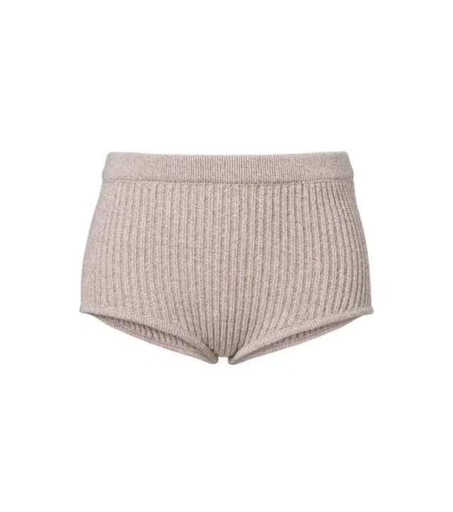 Magda Butrym Ribbed-knit wool shorts