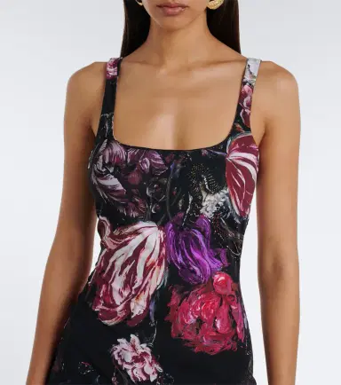 Roberto Cavalli Floral midi dress | Thumbnail 3