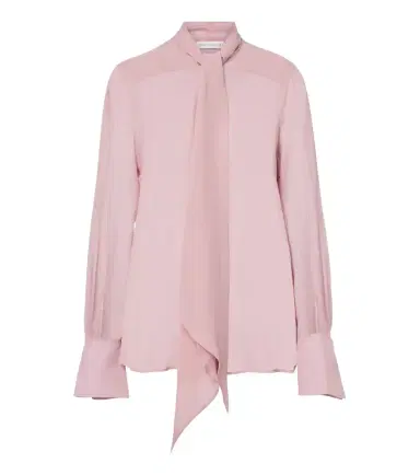Nina Ricci Tie-neck silk blouse | Thumbnail 1