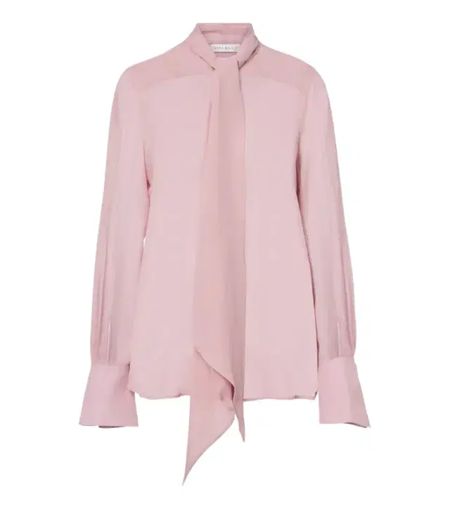 Nina Ricci Tie-neck silk blouse
