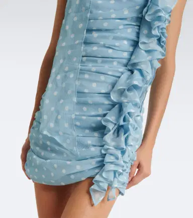 Nina Ricci Polka-dot silk bustier dress | Thumbnail 2