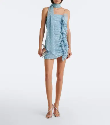 Nina Ricci Polka-dot silk bustier dress | Thumbnail 4