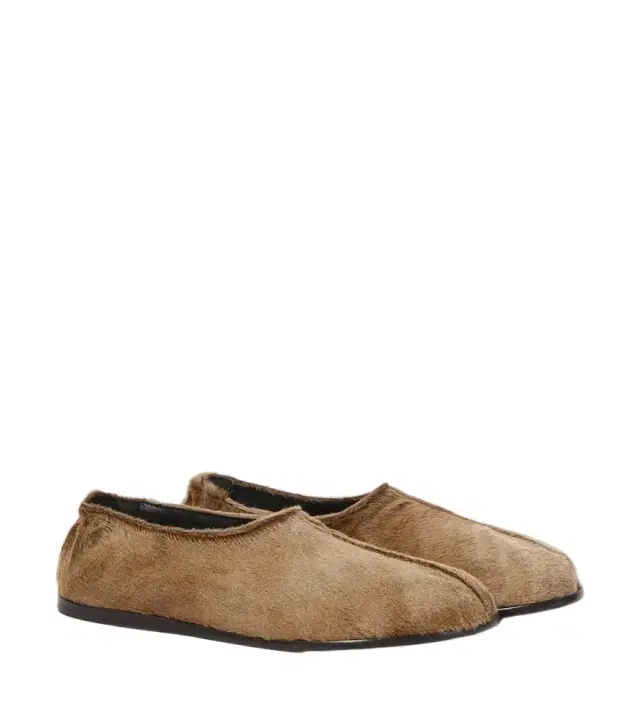 Lemaire Calf-hair slip-on shoes