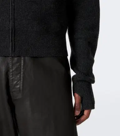 Lemaire Ribbed-knit wool zip-up cardigan | Thumbnail 6