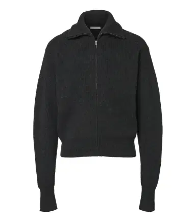 Lemaire Ribbed-knit wool zip-up cardigan | Thumbnail 1