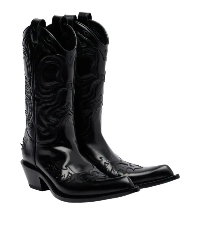 Acne Studios Bouni leather cowboy boots