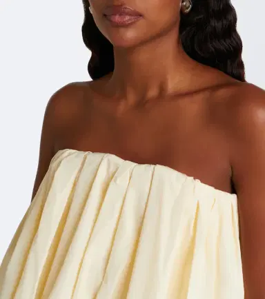 Jil Sander Asymmetric taffeta midi dress | Thumbnail 2 Jil Sander Asymmetric taffeta midi dress | Thumbnail 2