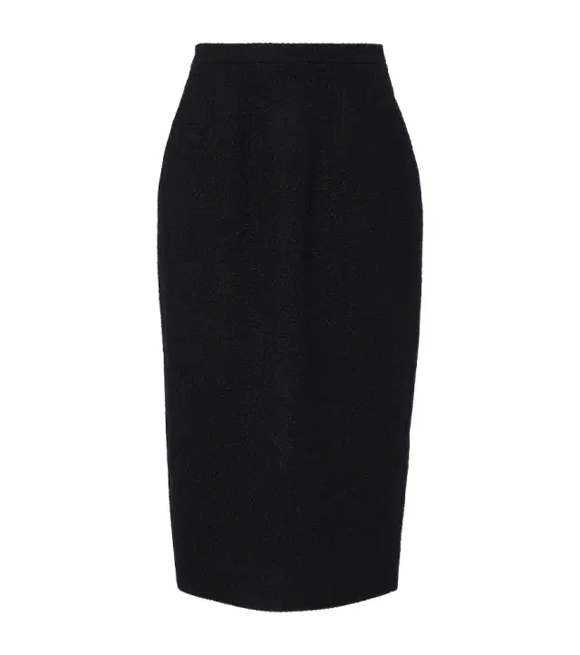Dolce & Gabbana Cotton and linen-blend bouclé pencil skirt