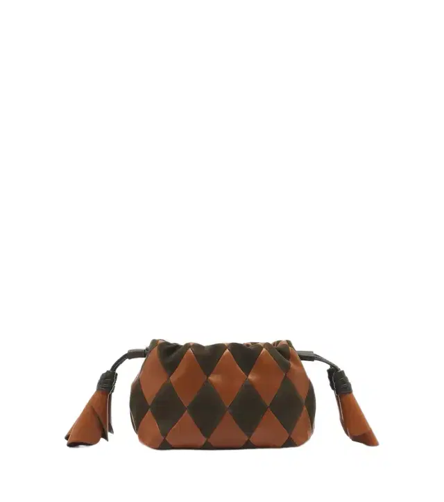 Cloud 91 Small leather and suede clutch Cloud 91 Small leather and suede clutch