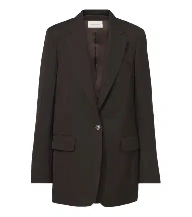 Dries Van Noten Chalk stripe single-breasted blazer | Thumbnail 1
