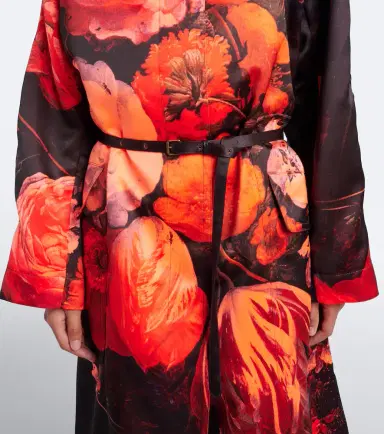 Dries Van Noten Floral belted coat | Thumbnail 3