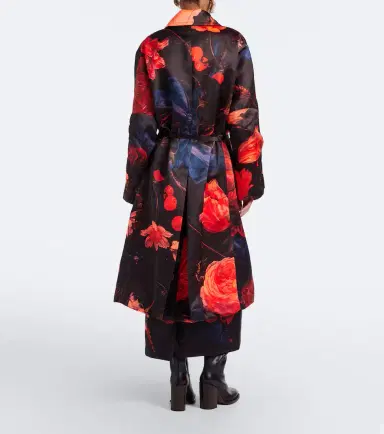 Dries Van Noten Floral belted coat | Thumbnail 6